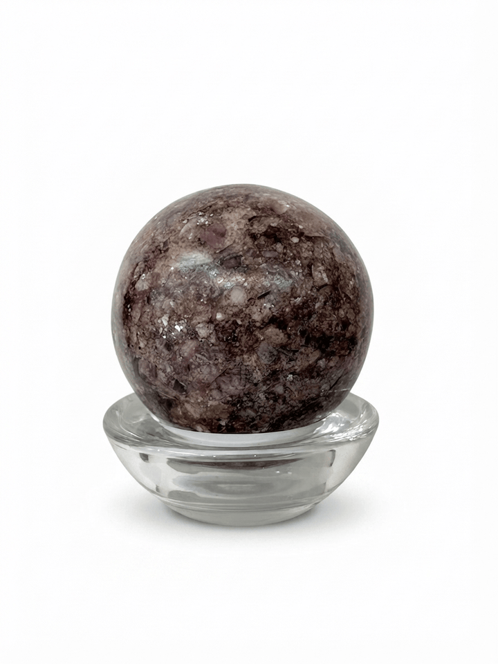Lepidolite Crystal Sphere | The Harmony Store Sphere