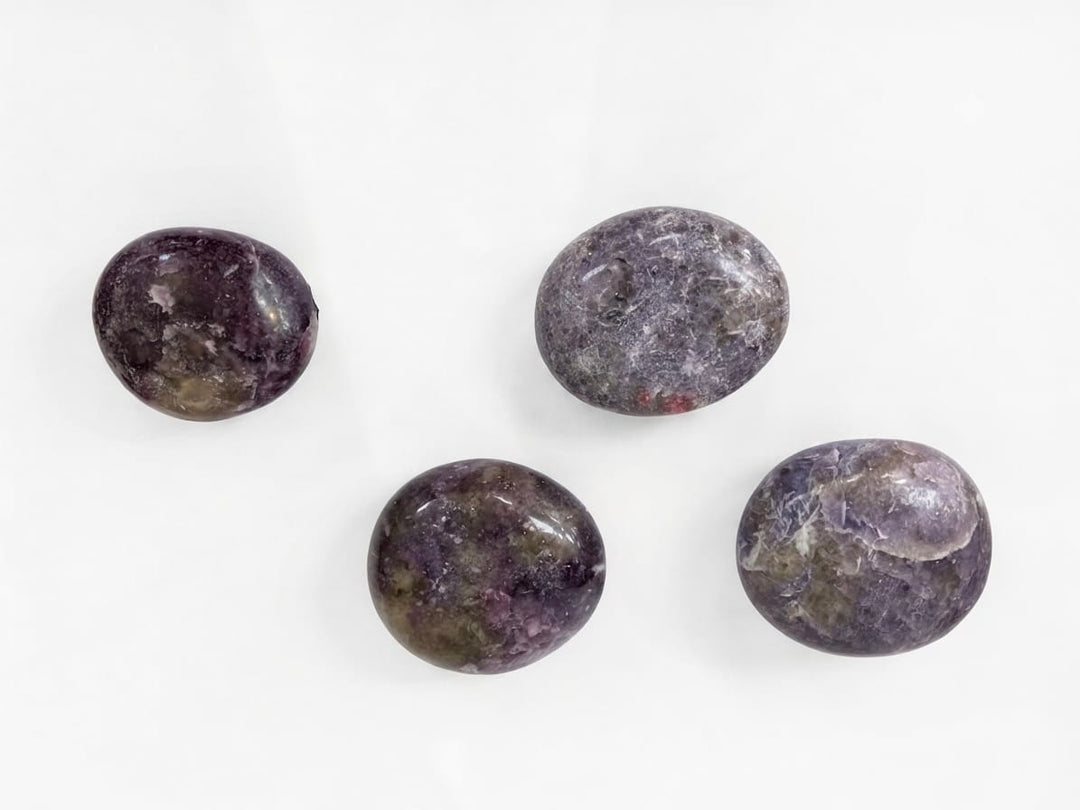 Lepidolite Happy Palm Stone Palm Stone