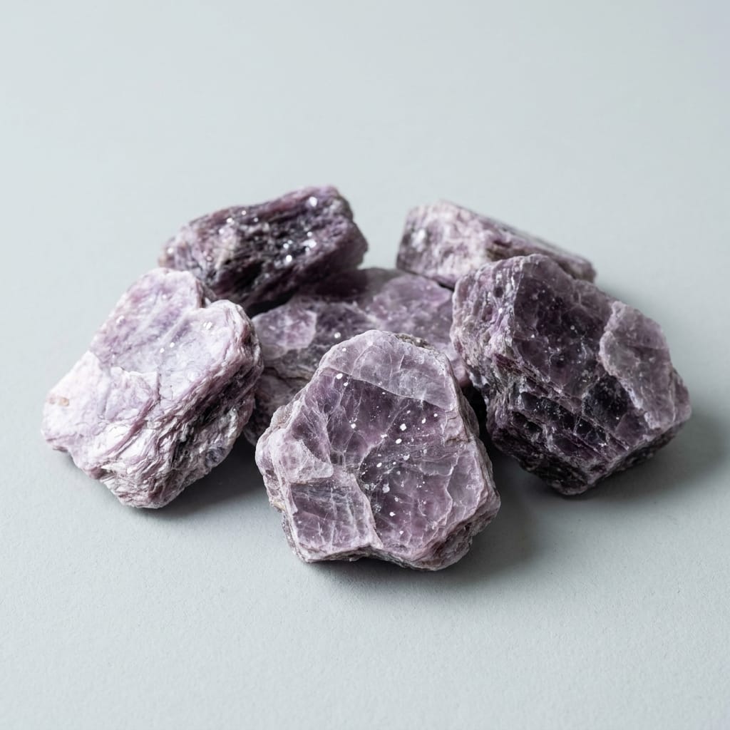 Lepidolite Raw | Natural Lithium Mica Crystal Rough