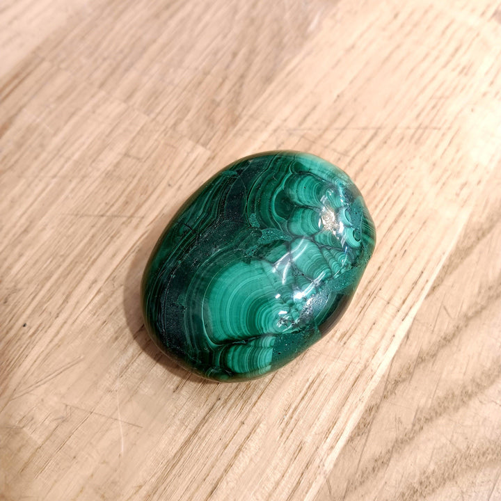 Malachite Palm Stone | The Harmony Store Palm Stone
