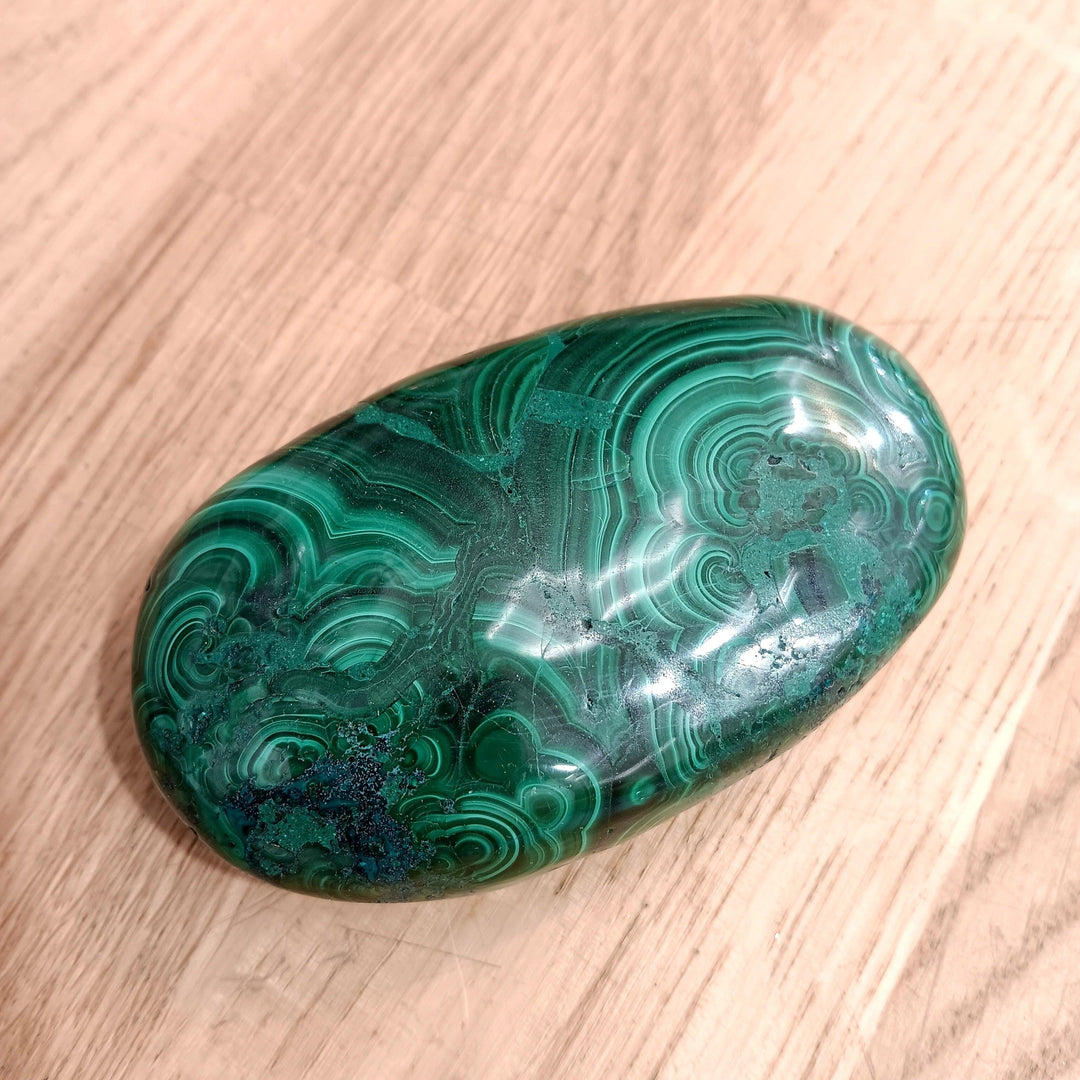 Malachite Palm Stone | The Harmony Store Palm Stone