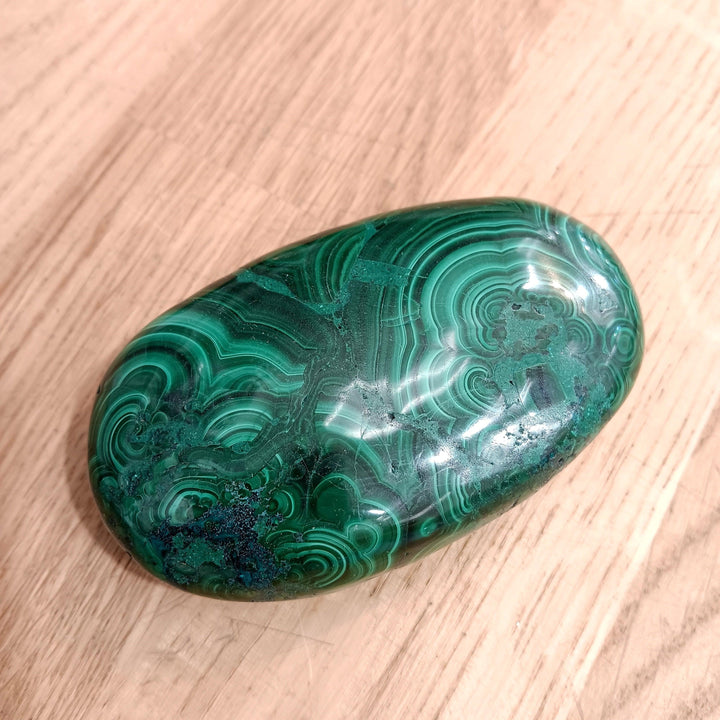 Malachite Palm Stone | The Harmony Store Palm Stone