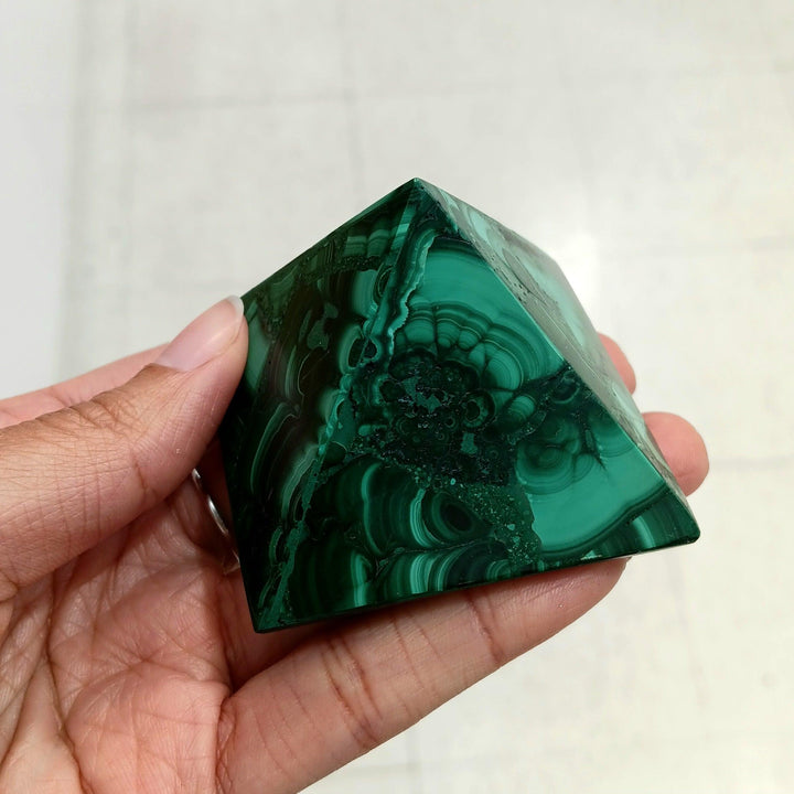 Malachite Crystal Pyramid | The Harmony Store Pyramid