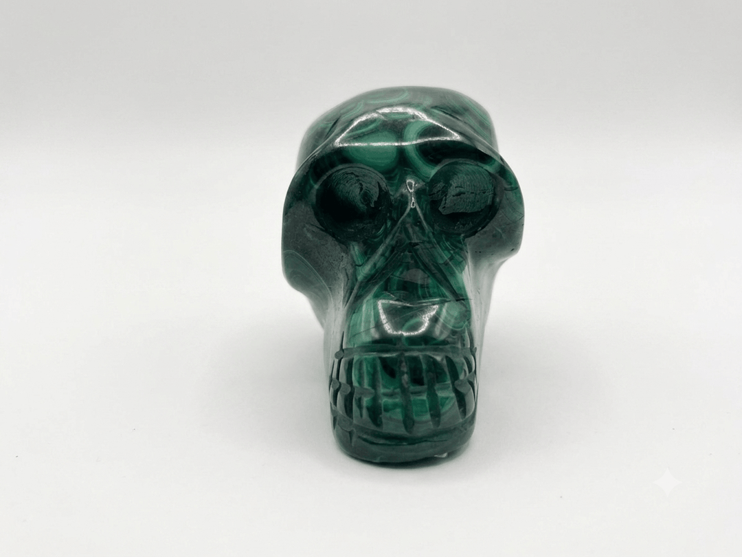 Malachite Crystal Skull | The Harmony Store Skull