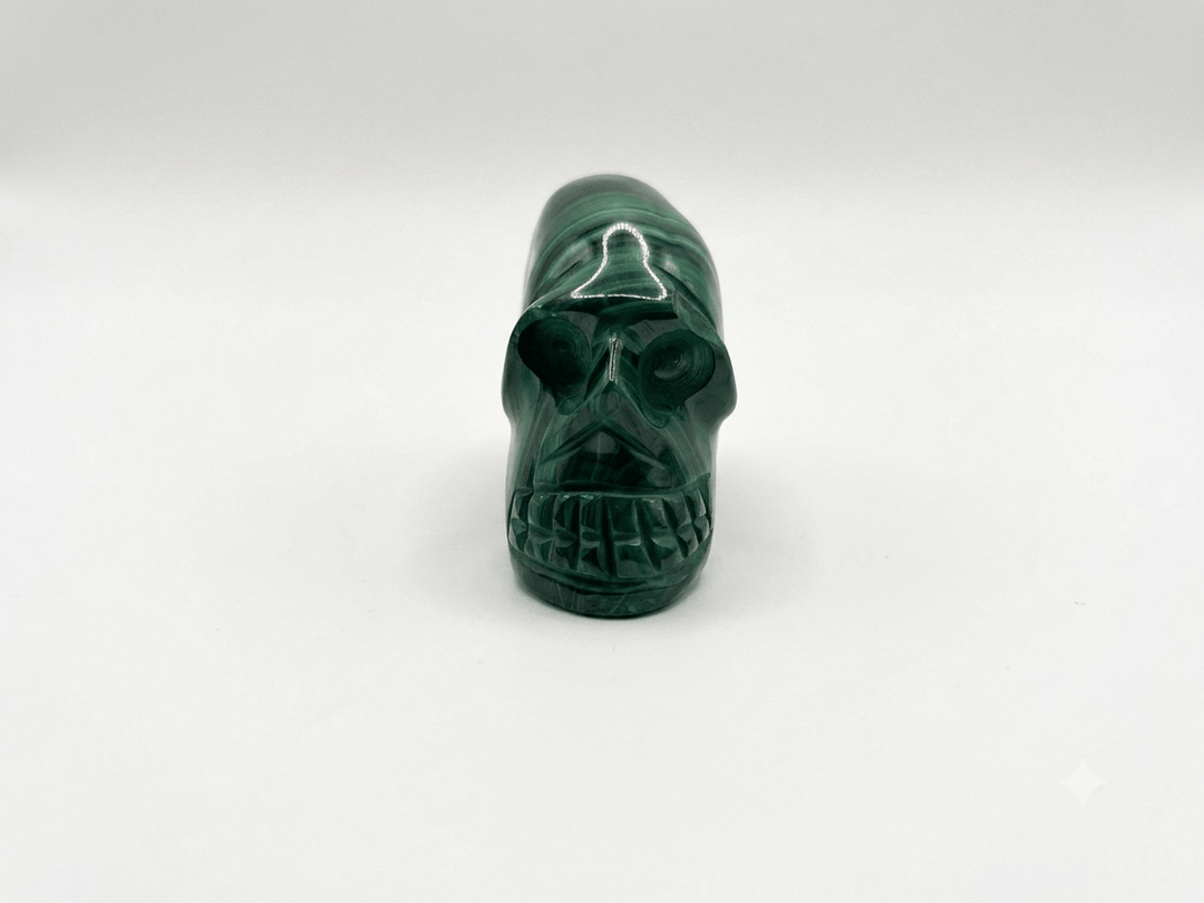 Malachite Crystal Skull | The Harmony Store Skull