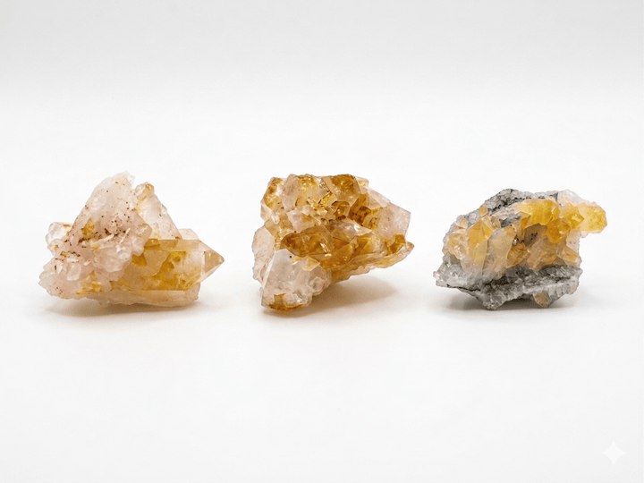 Mango Lemurian Quartz Cluster | The Harmony Store Crystal Cluster