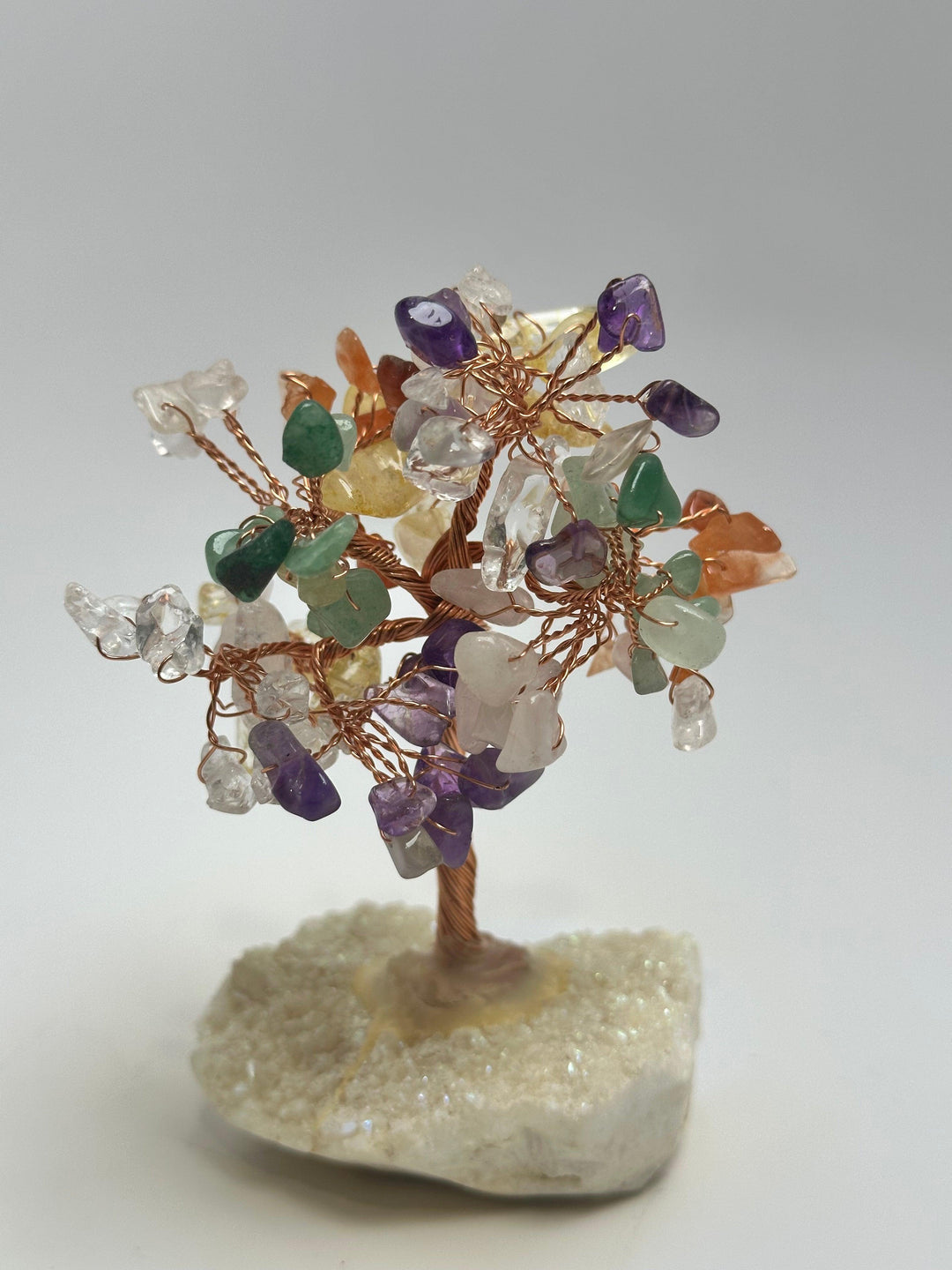 Mixed Crystal Aura Bonsai Tree | The Harmony Store Crystal Tree