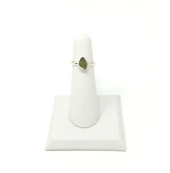 Moldavite Rough 925 Silver Ring | The Harmony Store Rough