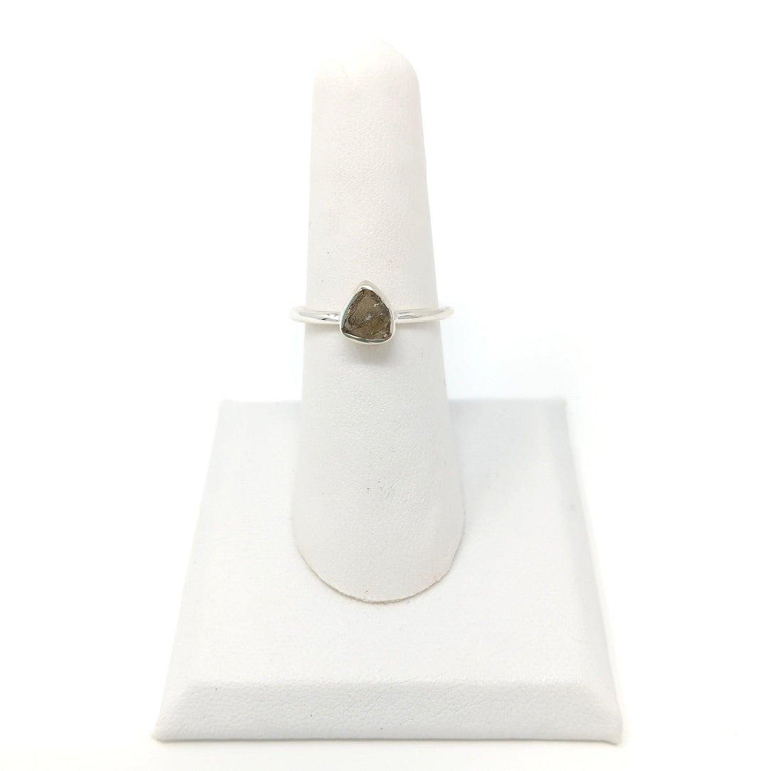 Moldavite Rough Simple 925 Ring | The Harmony Store Ring