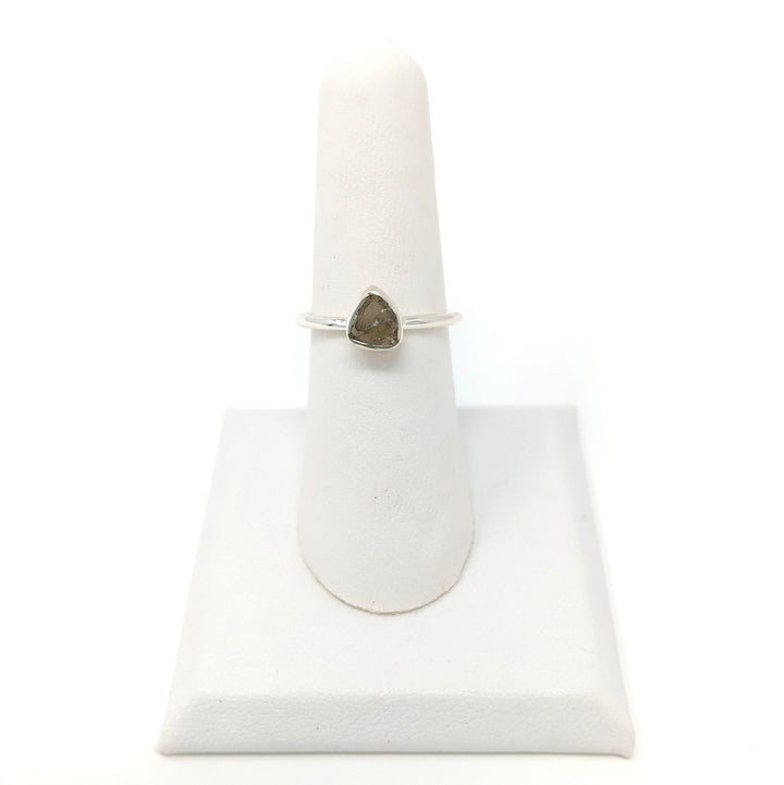 Moldavite Rough Simple 925 Ring | The Harmony Store Ring