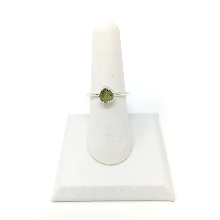 Moldavite Rough Simple 925 Ring | The Harmony Store Ring