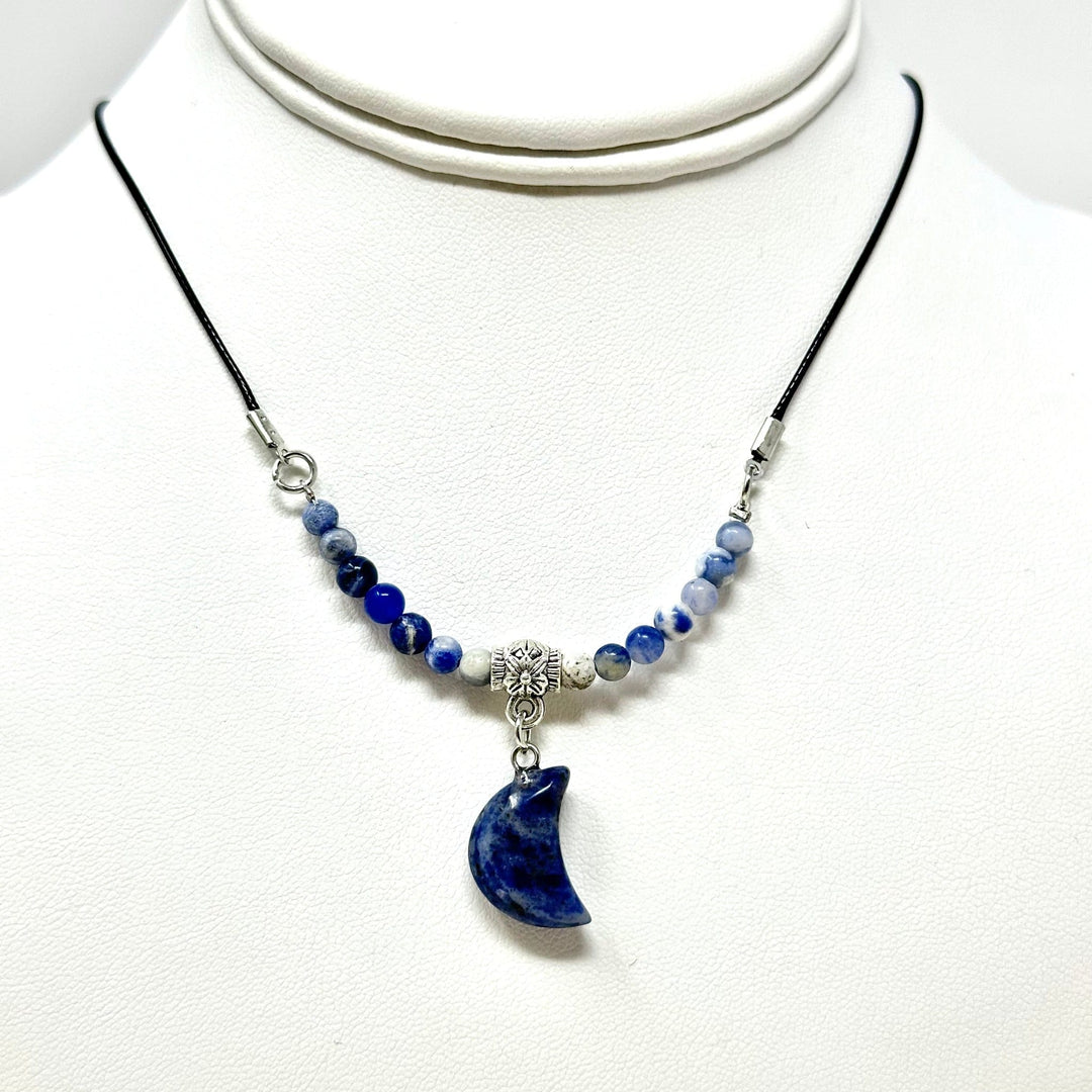 Moon Choker with Black Cord | The Harmony Store Necklace