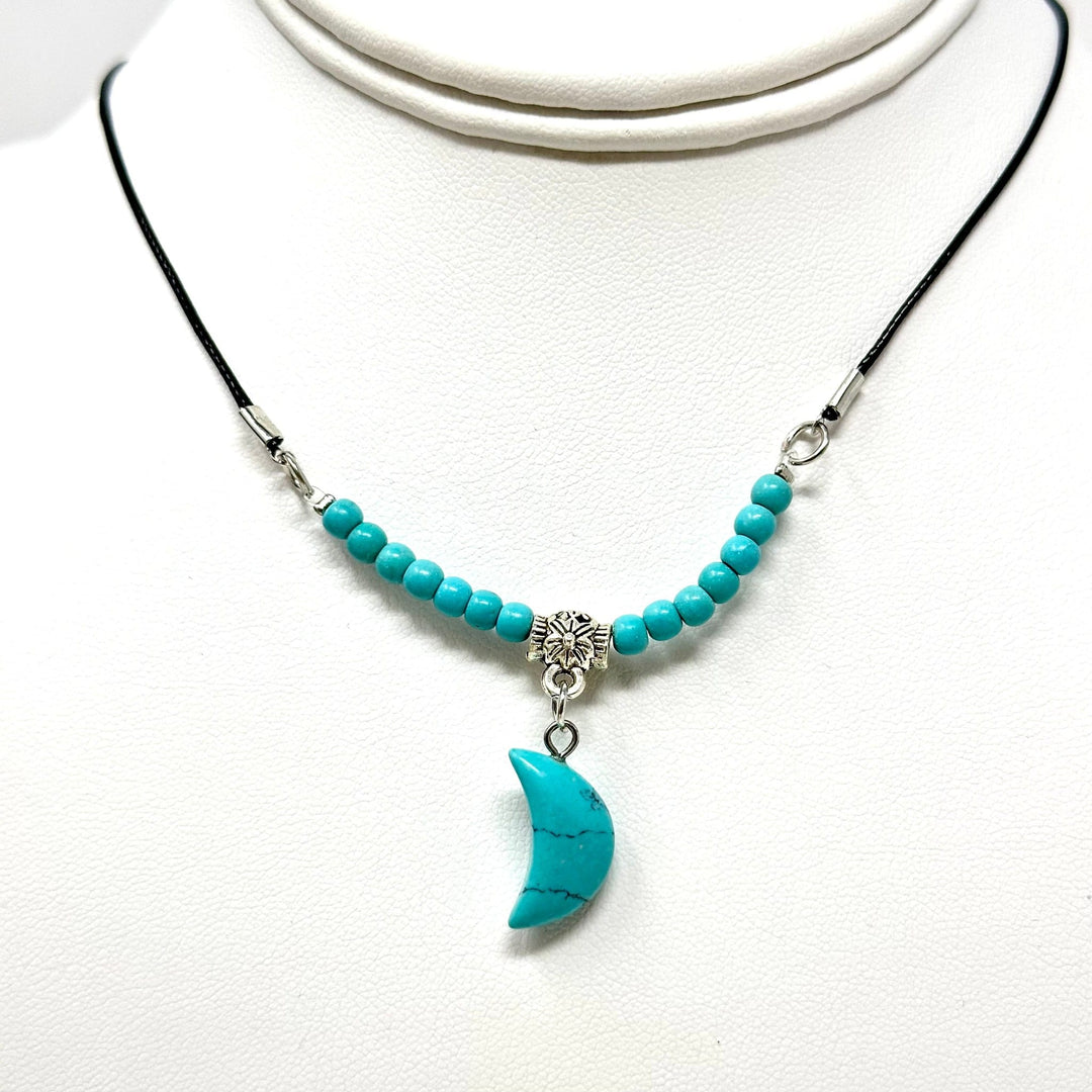 Moon Choker with Black Cord | The Harmony Store Necklace
