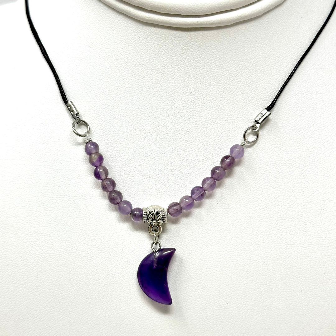 Moon Choker with Black Cord | The Harmony Store Necklace