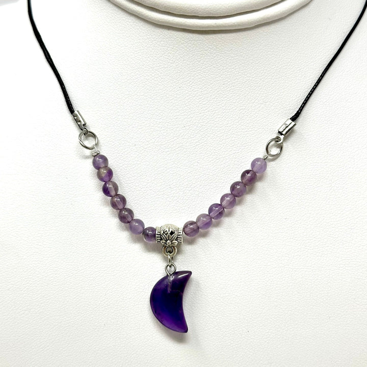Moon Choker with Black Cord | The Harmony Store Necklace
