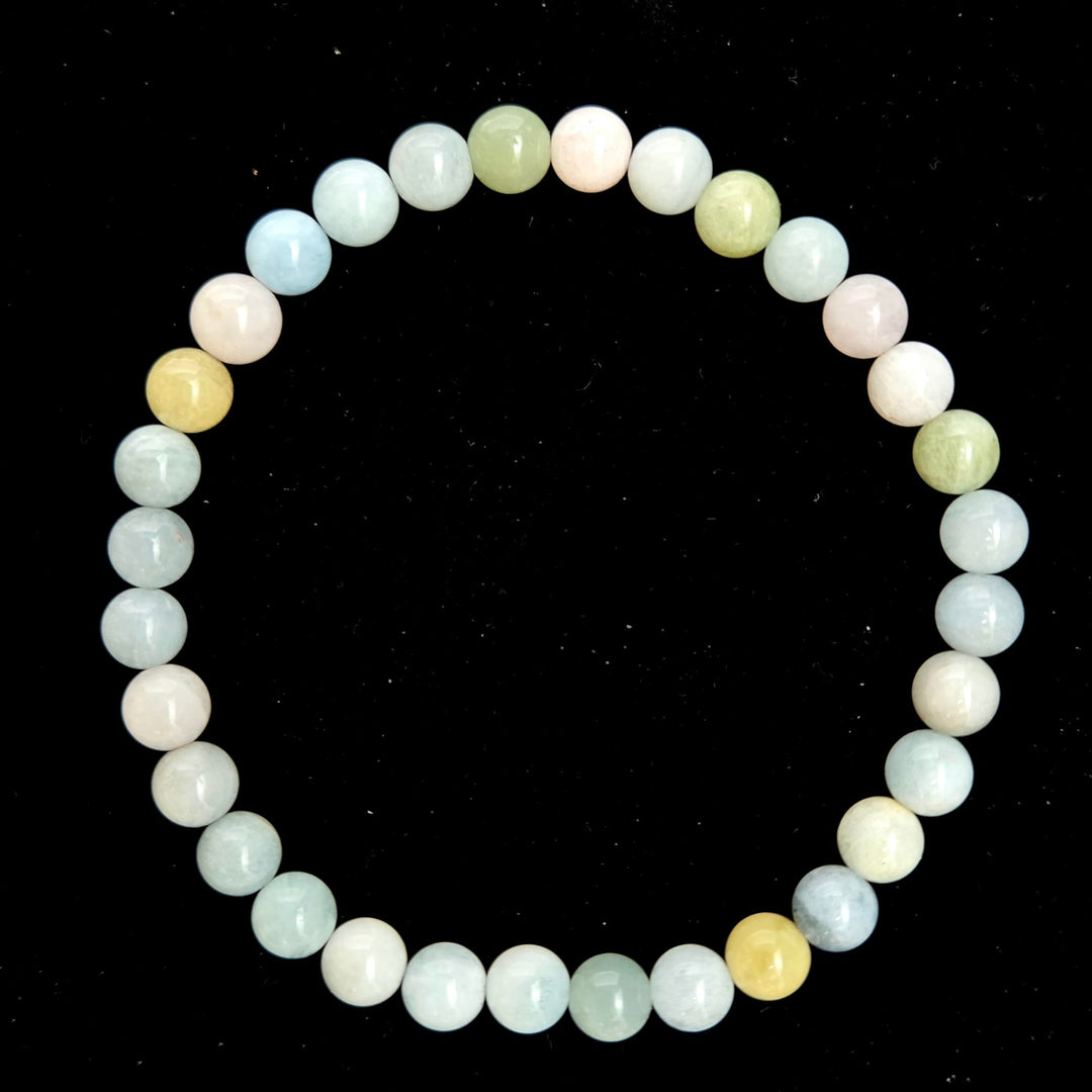 Morganite Bracelet 6mm | The Harmony Store Bracelet