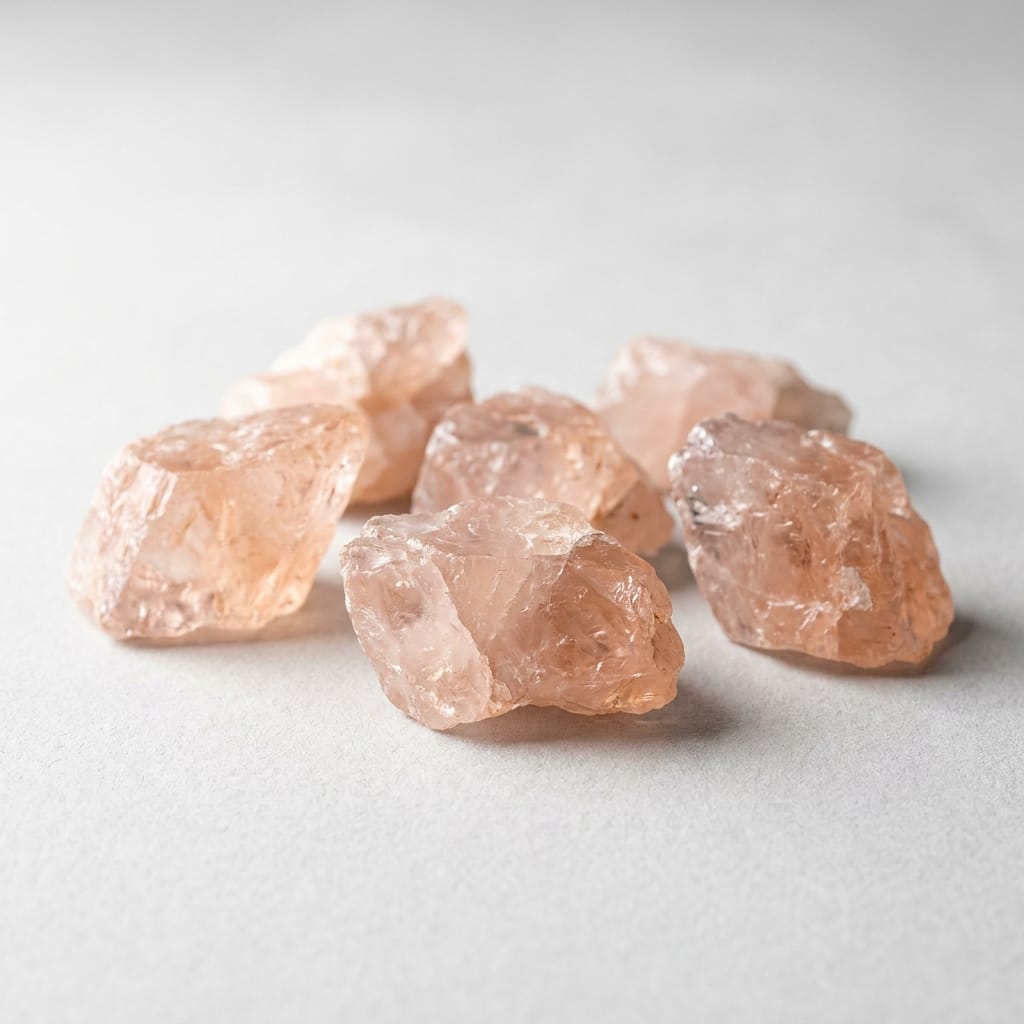 Morganite Rough Raw Crystal | The Harmony Store Rough