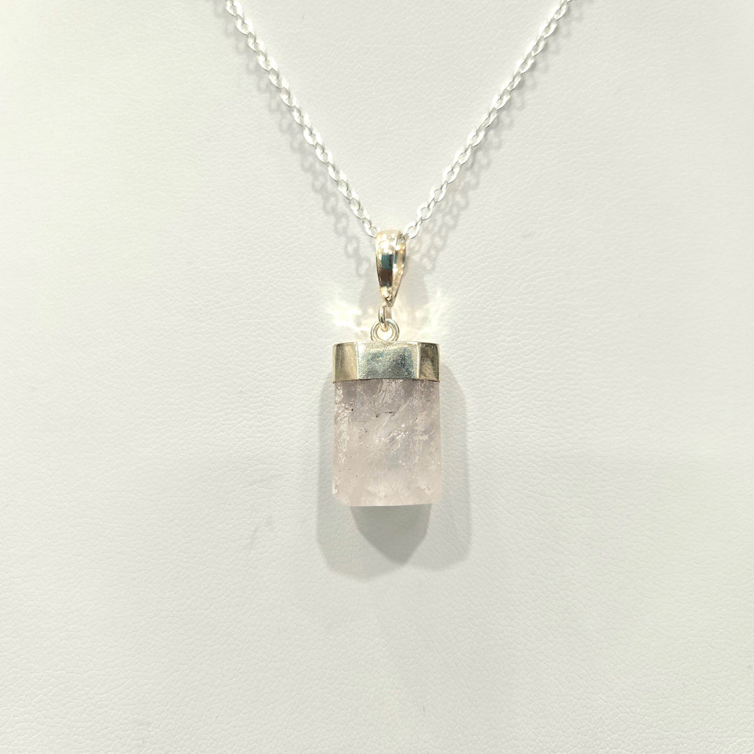 Morganite Sterling Silver Pendant | The Harmony Store Pendant