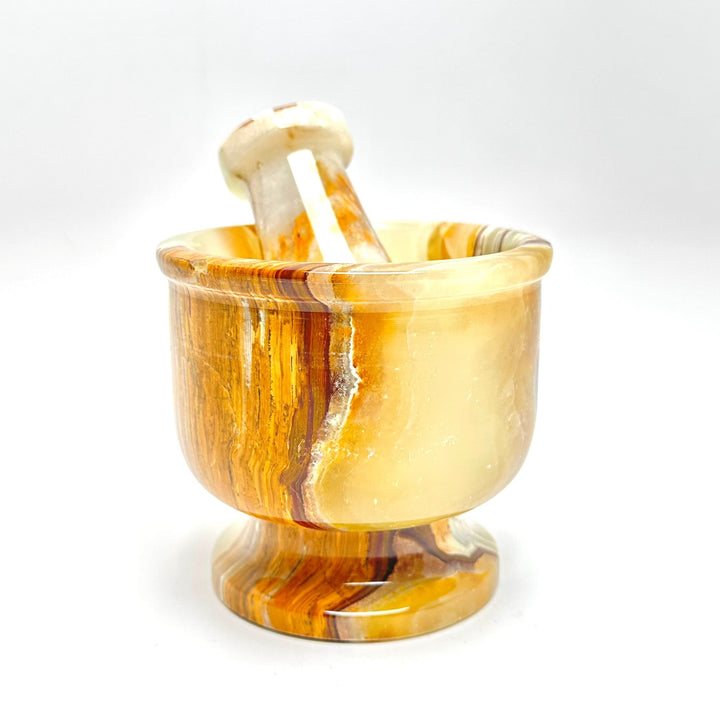 Mortar and Pestle-Onyx : 4" - The Harmony Store