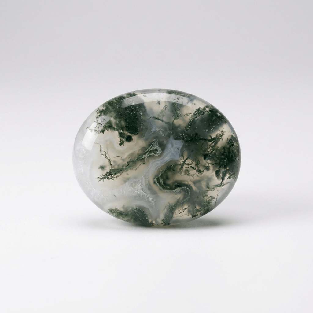Moss Agate Tumbled Stone | The Harmony Store Tumbled Stone