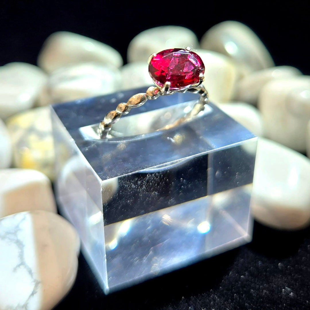 Mystic Topaz Faceted 925 Silver Ring | The Harmony Store Ring