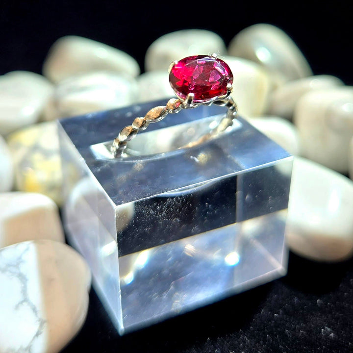 Mystic Topaz Faceted 925 Silver Ring | The Harmony Store Ring