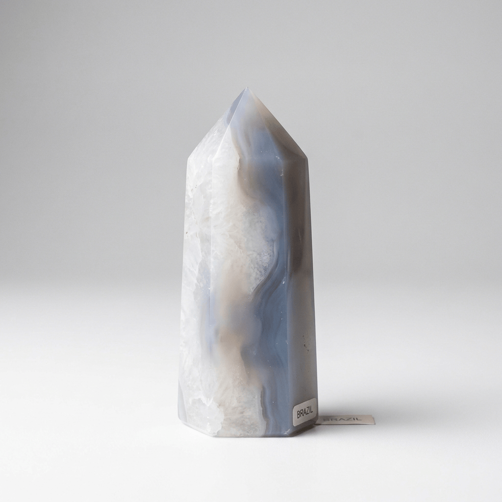 Natural Chalcedony Point Brazil | The Harmony Store Point