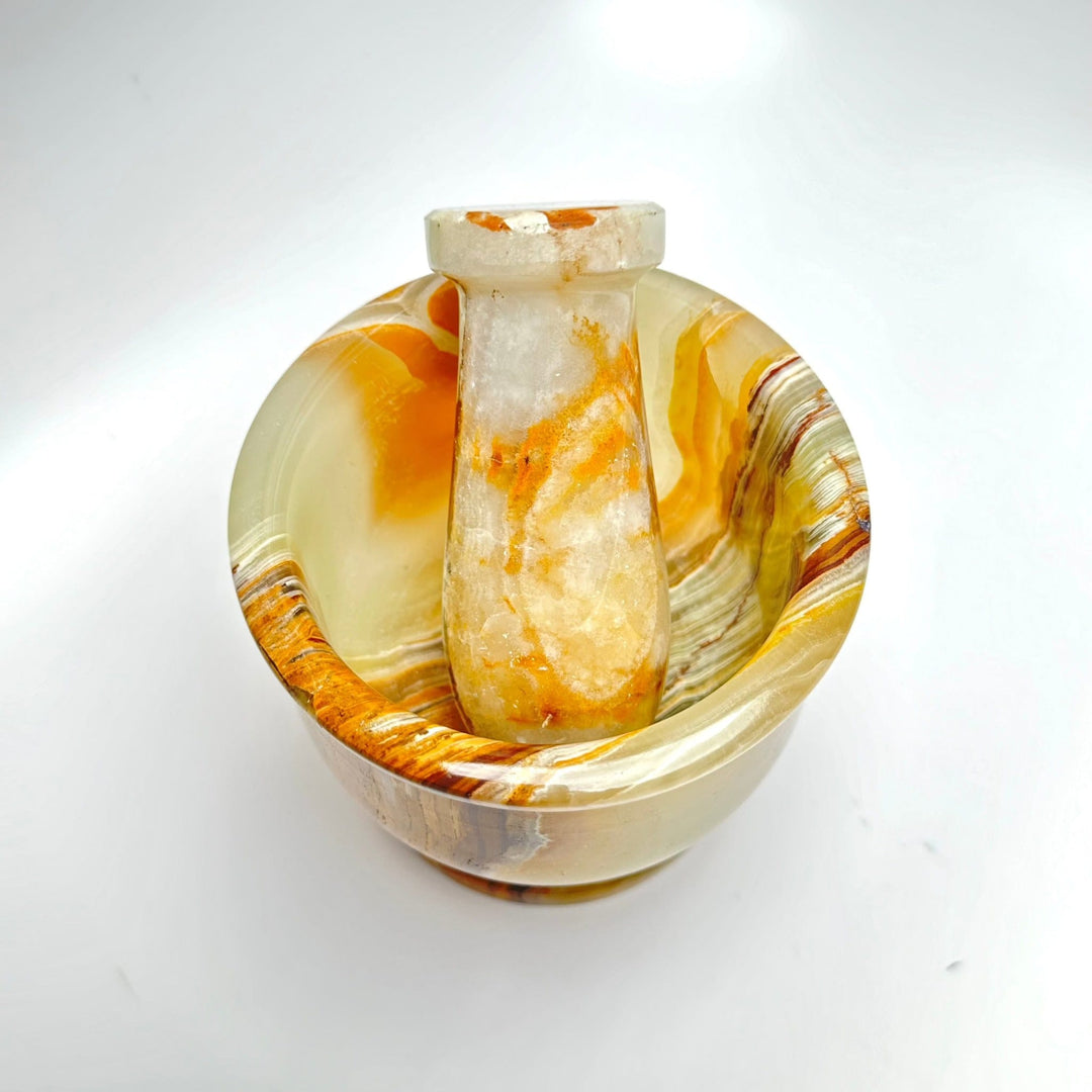 Onyx Mortar and Pestle 4-Inch | The Harmony Store Accessories