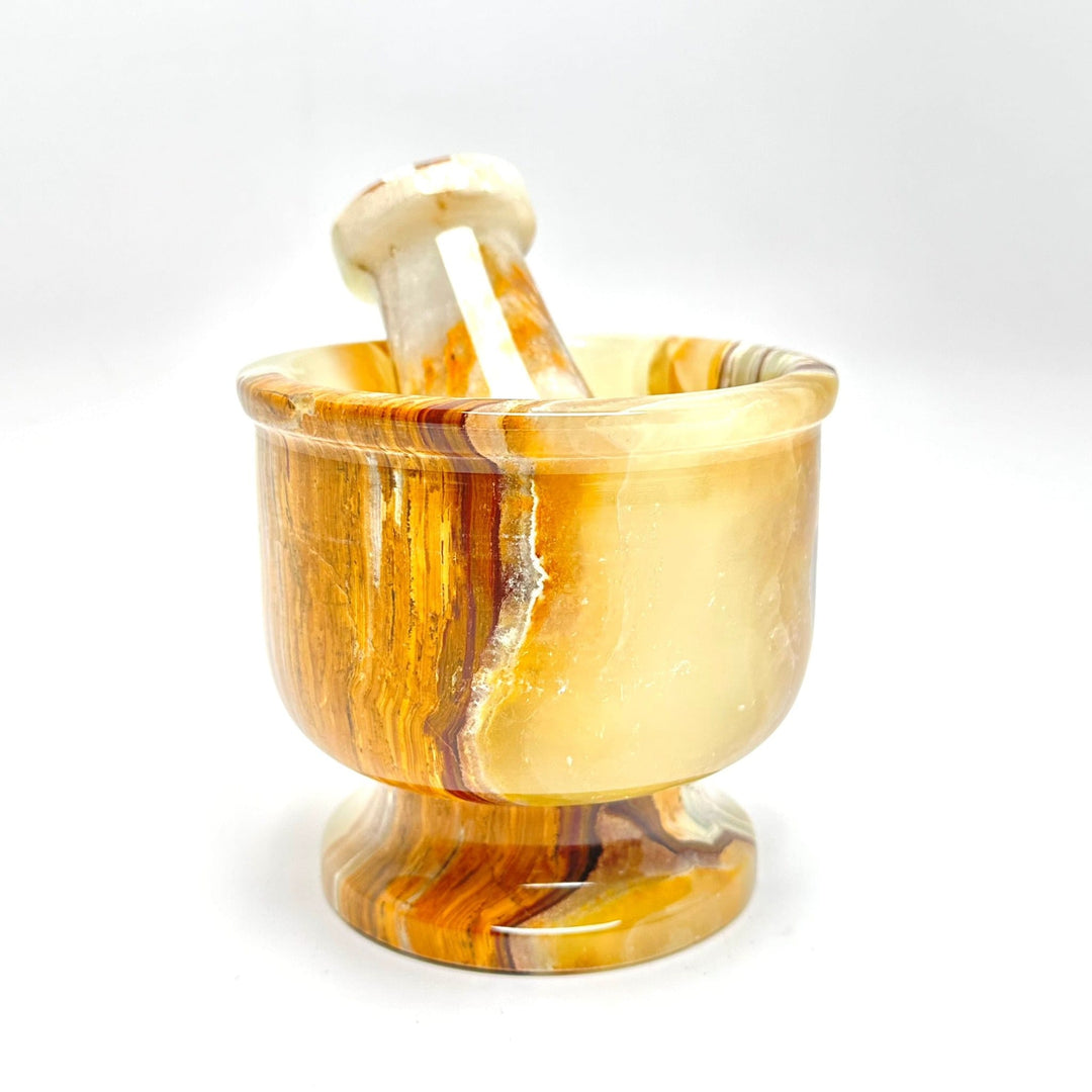Onyx Mortar and Pestle 4-Inch | The Harmony Store Accessories