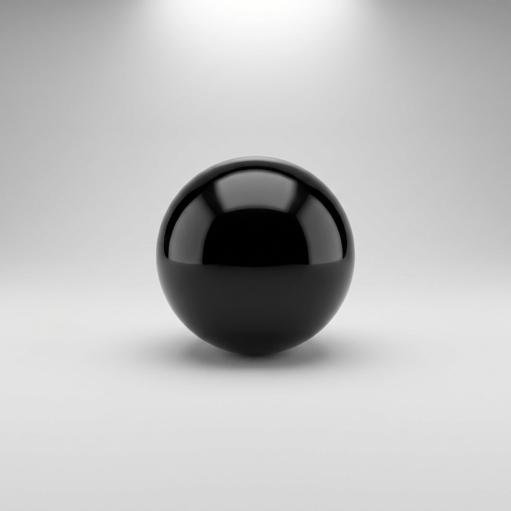 Black Onyx Sphere 6-Inch | The Harmony Store Sphere