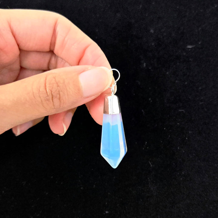 Opalite Diamond Cut Point Pendant | The Harmony Store Pendant