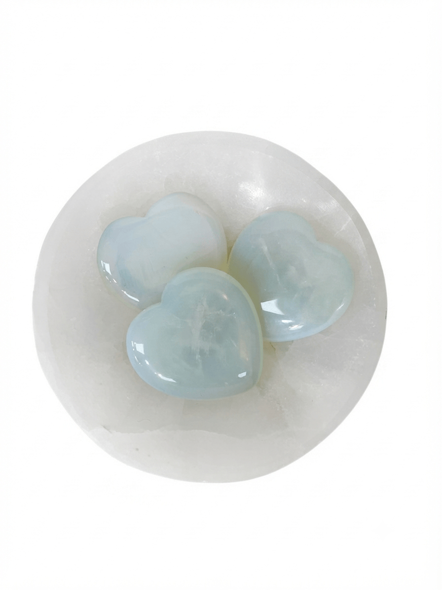 Opalite Puffy Heart 2-Inch | The Harmony Store Heart