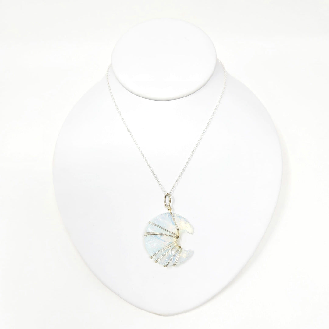 Opalite Moon Phases Pendant | The Harmony Store Pendant