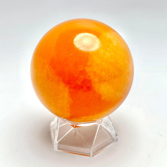 Orange Calcite-Sphere : 500 - 600g - The Harmony Store