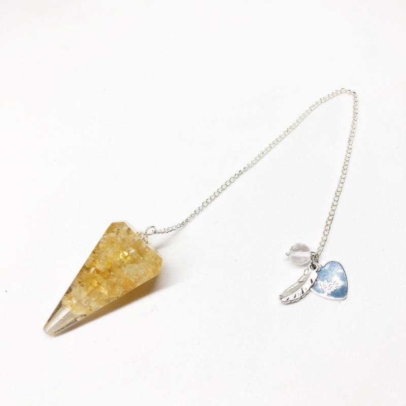 Orgonite Pendulum with Amethyst | The Harmony Store Crystal Pendulum