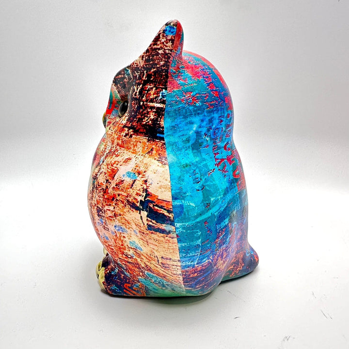 Multi-Color Owl Statue | The Harmony Store Crystal Figurine