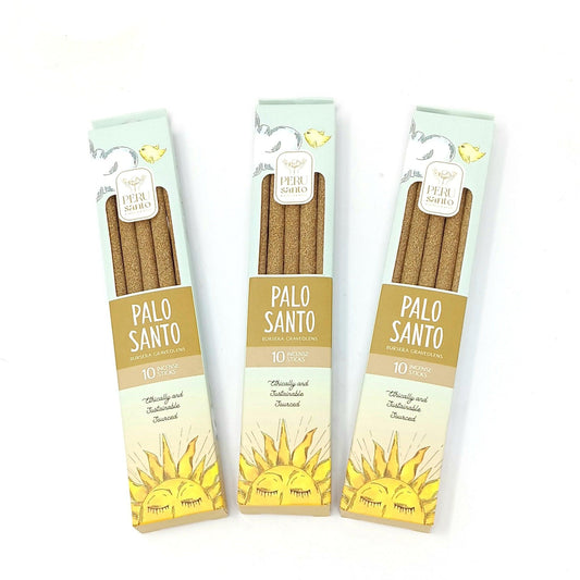 Palo Santo Incense Sticks - Peru Santo - Pack of 10 Sticks - The Harmony Store