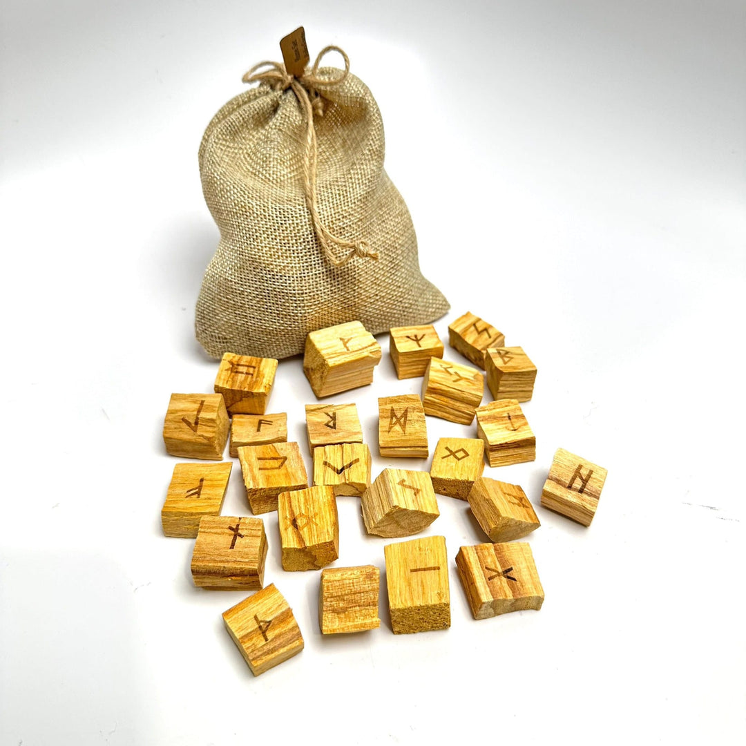 Palo Santo Rune Set 18-22mm | The Harmony Store Palo Santo : 18-22mm