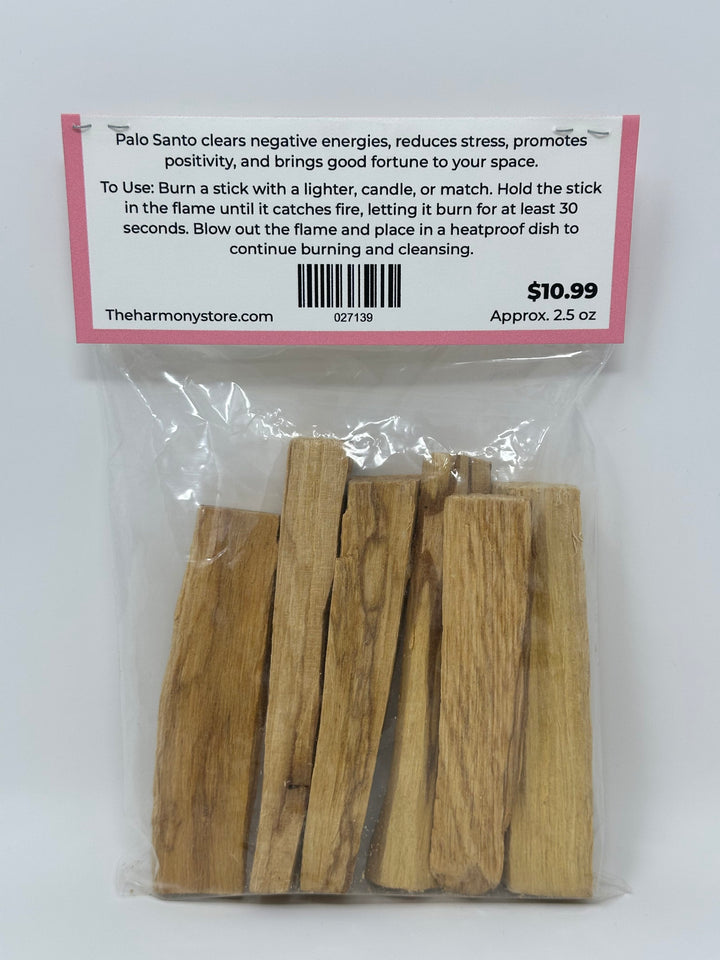 Palo Santo Smudge Sticks 6-Pack | The Harmony Store Incense : Pack of 6