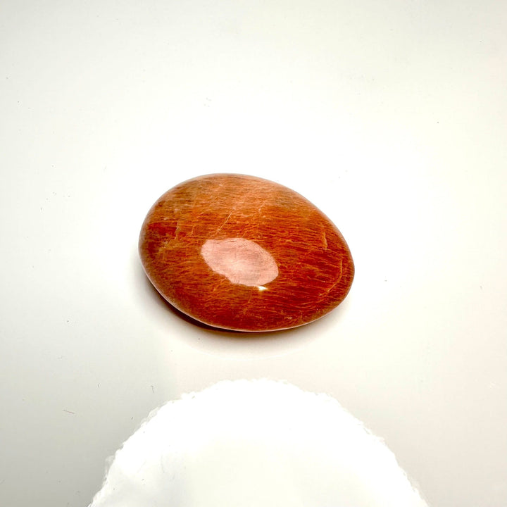 Peach Moonstone Palm Stone | The Harmony Store Palm Stone