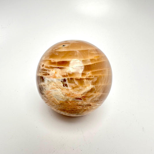 Peach Moonstone Sphere-150 - 250g - The Harmony Store