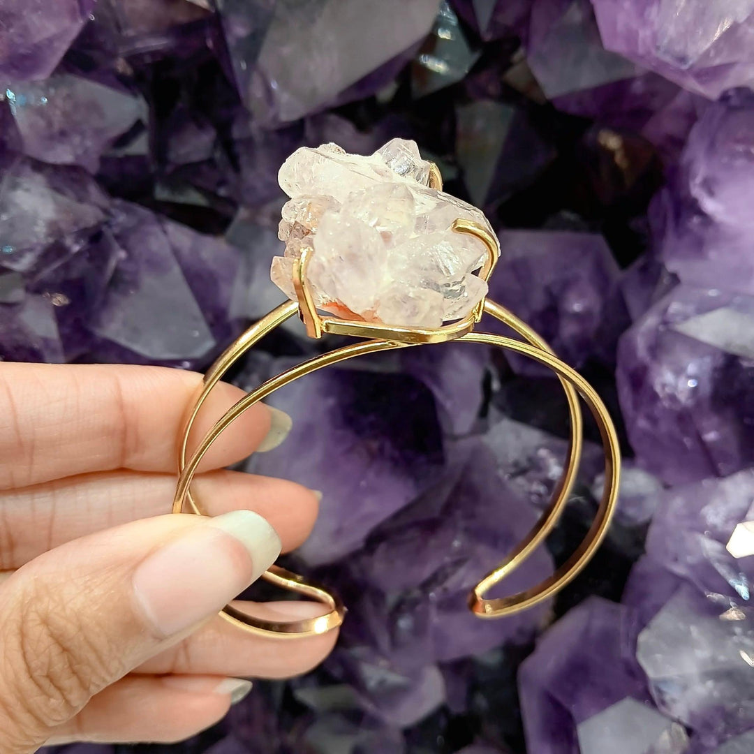 Pink Amethyst Arc Bracelet | The Harmony Store Bracelet