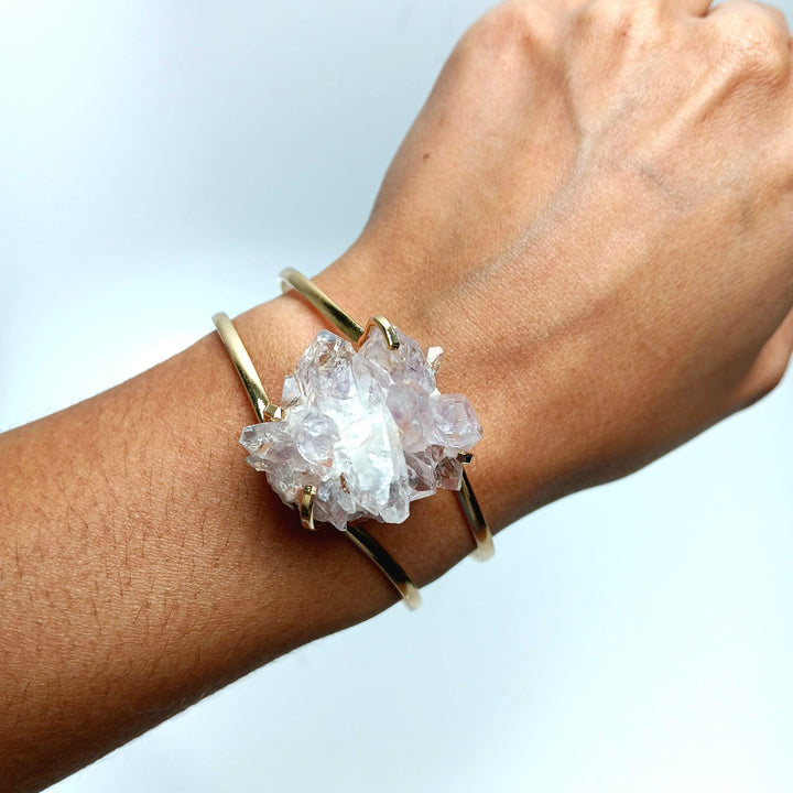 Pink Amethyst Arc Bracelet | The Harmony Store Bracelet