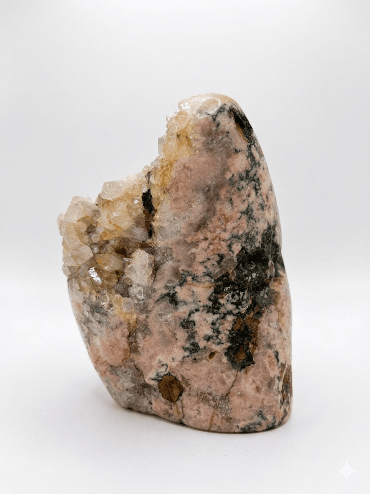 Pink Amethyst Cut Base Brazil | The Harmony Store Specimen