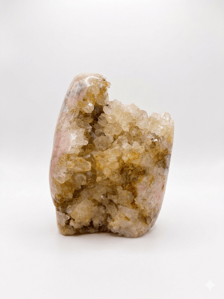 Pink Amethyst Cut Base Brazil | The Harmony Store Specimen