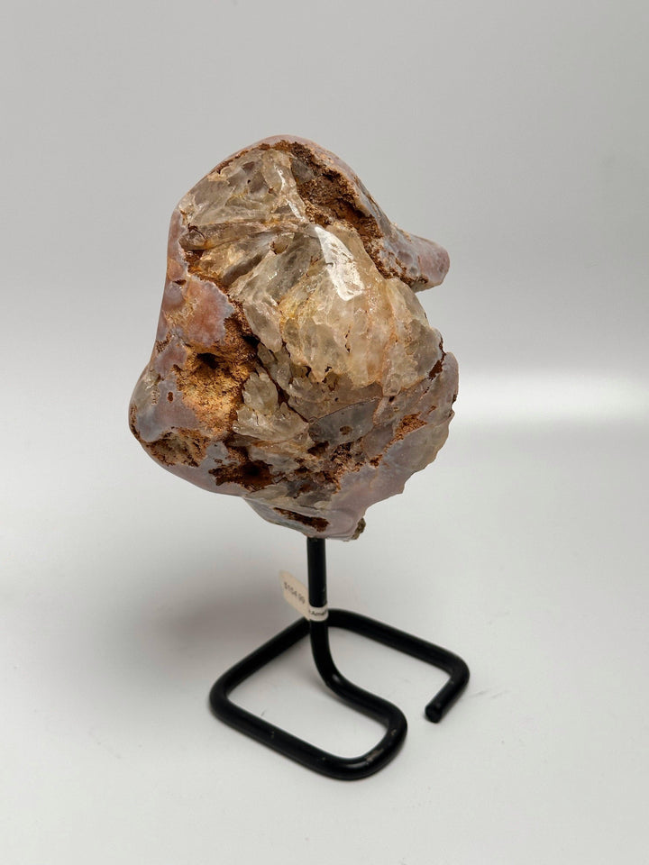 Pink Amethyst on Metal Base Brazil | The Harmony Store Crystal Slab