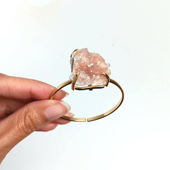 Pink Amethyst Simple Bracelet | The Harmony Store Pink Amethyst
