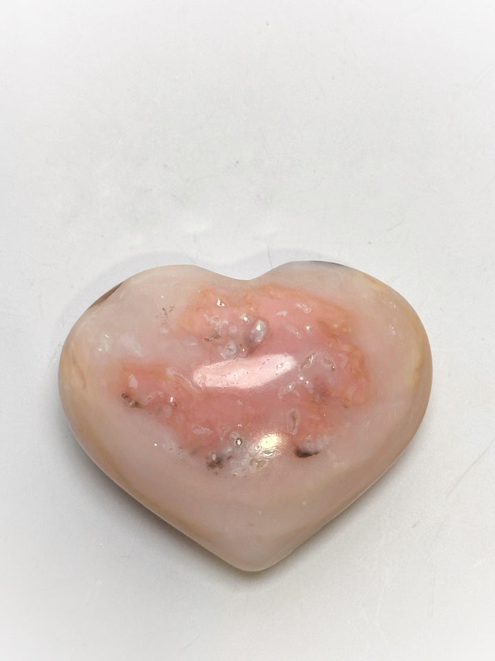 Pink Opal Heart Crystal | The Harmony Store Heart