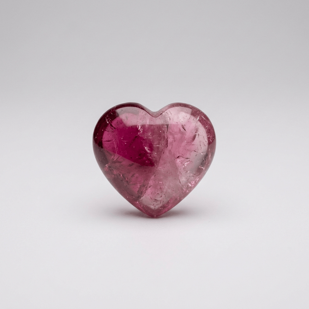 Pink Tourmaline Heart Carving | The Harmony Store Heart