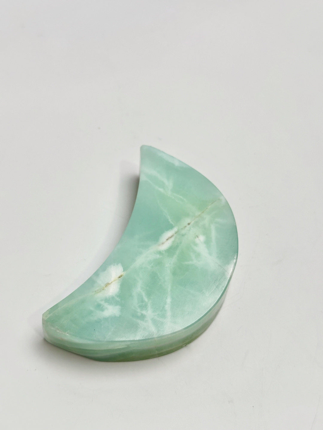 Pistachio Calcite Moon - The Harmony Store
